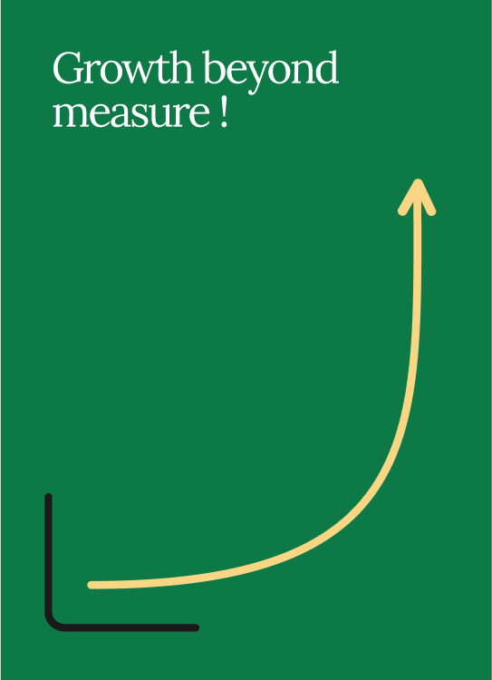 Growth Beyond Measure